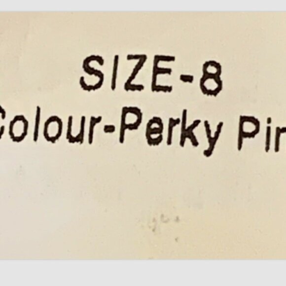 Liz Claiborne Villager Button Front Shirt Novelty Palm Tree Print Sz 8 Pink 26B - Picture 7 of 10